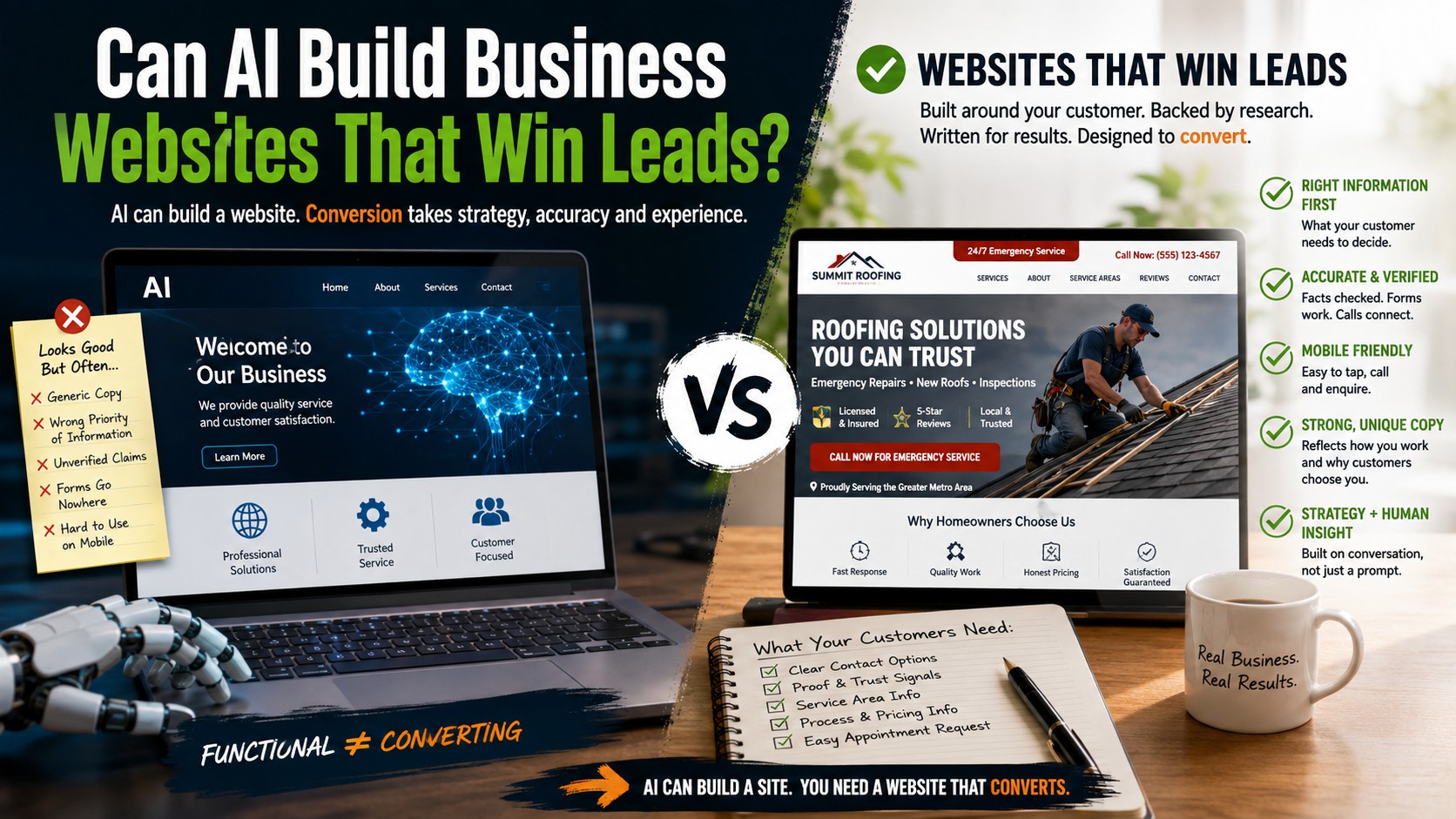 Can AI Build Business Websites That Win Leads?
